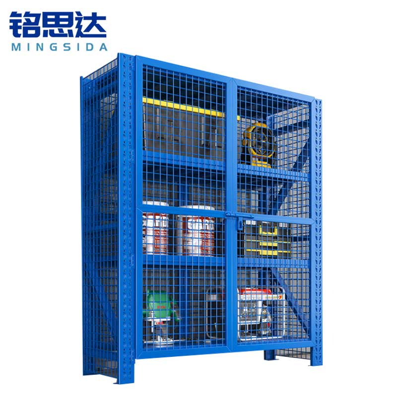 铭思达带门网格货架150*60*200cm个高清大图