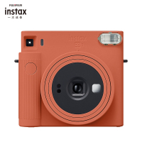 富士(FUJIFILM)INSTAX 拍立得 相机 一次成像相机SQUARE SQ1 赭石橙色 富士方形尺寸胶片相机