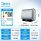 美的(Midea)电热水器超薄玲珑双胆扁桶60升扁桶短款3300W变频镁棒免换一级能效F6033-UDplus