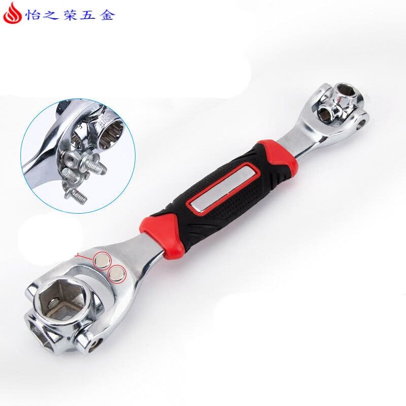 扳手52合一多功能套筒扳手套装八合一合1德国多用360度8-21mm &rarr;塑柄款八合一扳手8-21【带磁】图片
