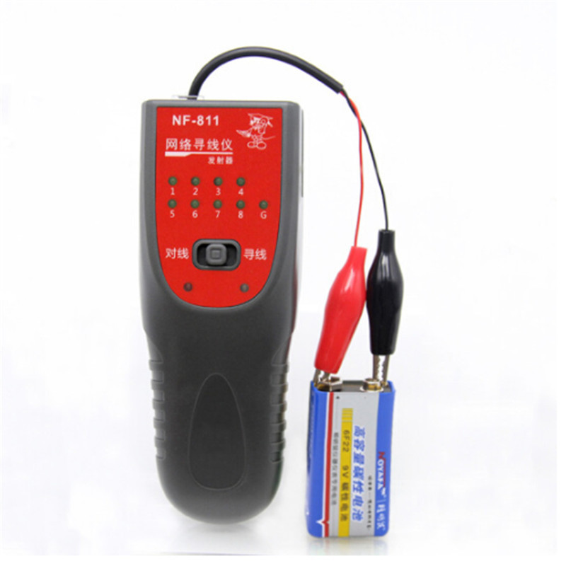精明鼠 (NOYAFA )NF-811 新上市寻线仪 可寻四芯网线耐压60V 布线帮手测线仪 寻线器