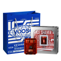 有色（yoose）ICE/透明红/基础款/线上版 潮流便携男士刮胡刀透明机身