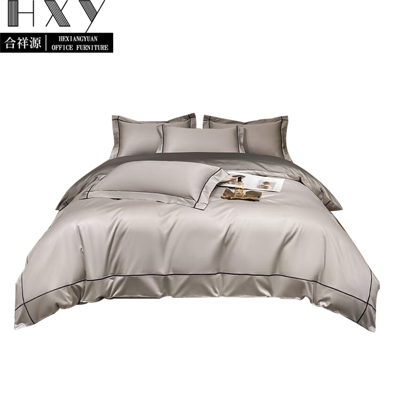 合祥源 秋冬简约纯棉 床上四件套2.0m床 245*265cm QX-T02 套高清大图