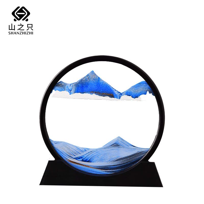 山之只 桌面摆件流沙礼品 MZ089 个图片
