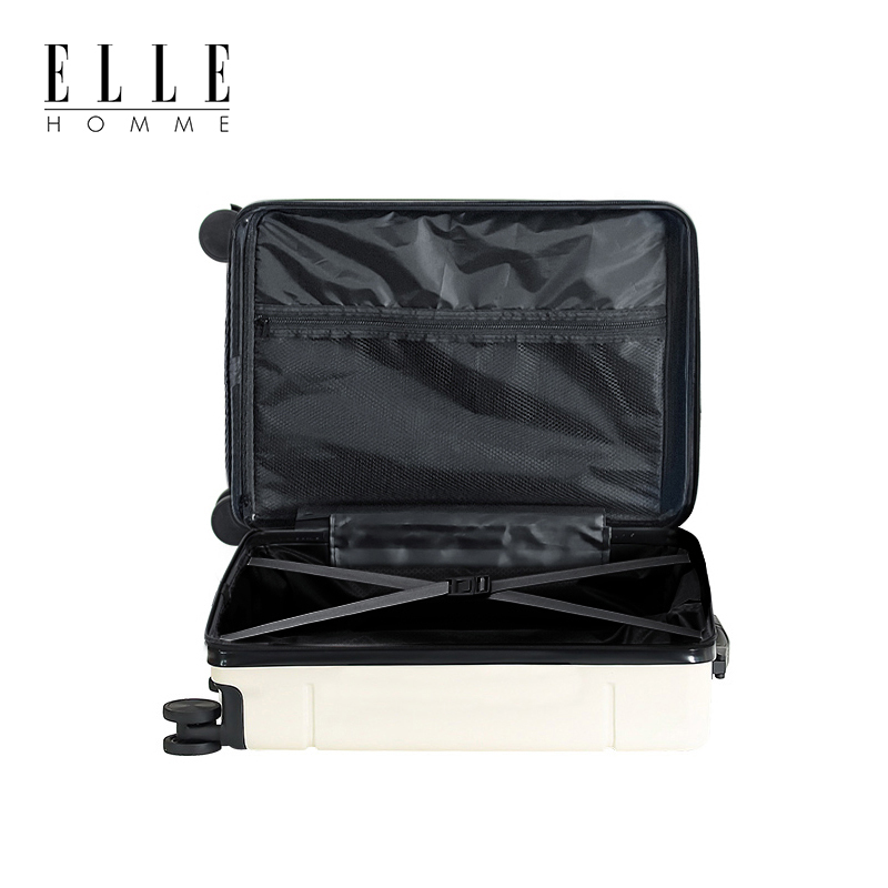 ELLE HOMME EH2007A201222 时尚简约亲子拉杆箱 20寸+12寸象牙白高清大图