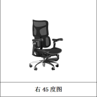 西昊人体工学椅 S100-JT 黑色