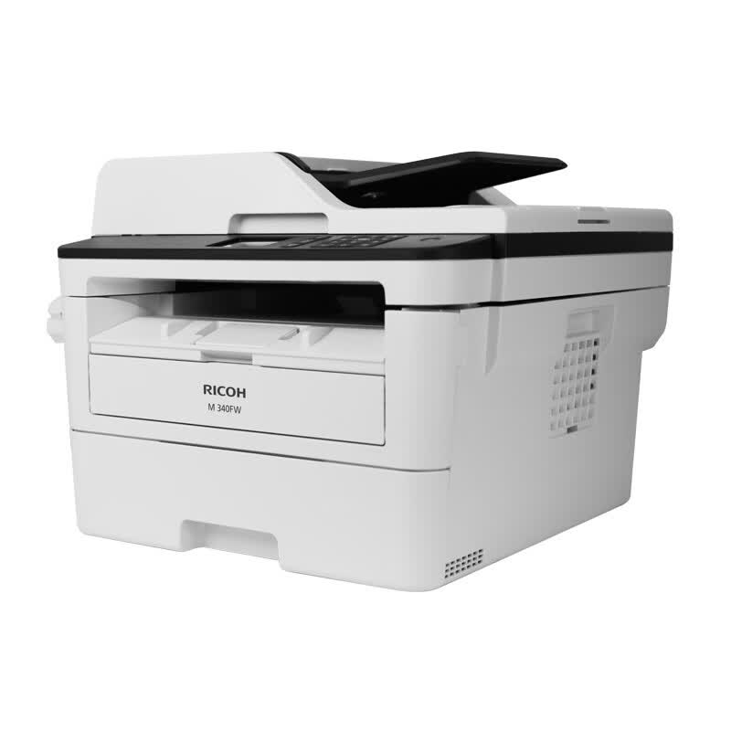 理光(Ricoh)M 340FW A4黑白激光四合一多功能一体机(双面打印/复印/扫描/传真)(计价单位:台)高清大图