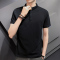 茜靓,CHYLLIRN短袖t恤男POLO衫男潮流潮牌上衣服纯色打底衫夏季2020新款纯棉半袖