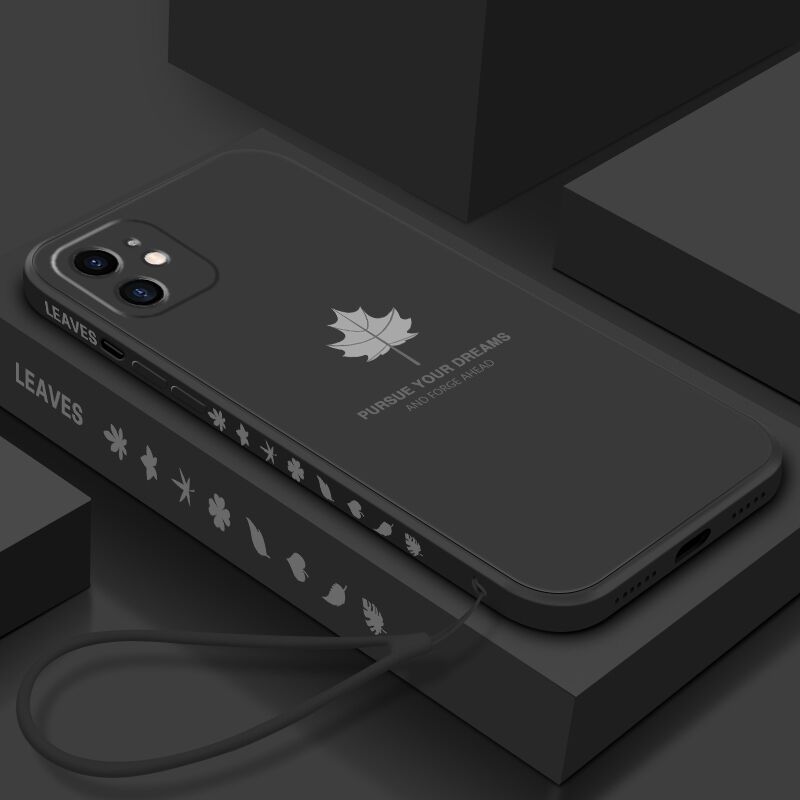VMONN苹果12手机壳x果11外壳8plus新se2直边xmax女7xr11pro液态硅胶iphonexs镜头全包pr