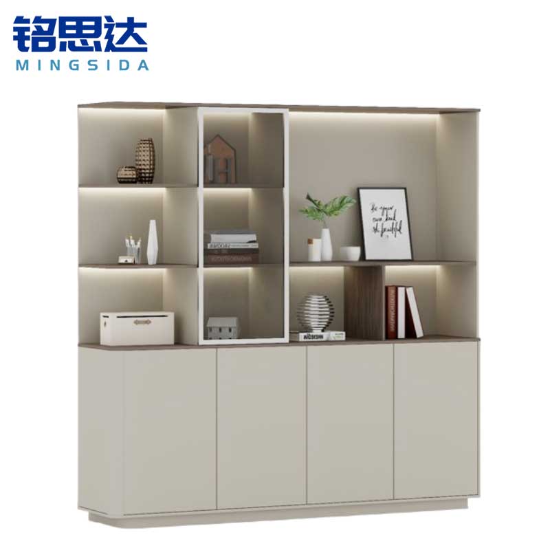 铭思达书柜展示柜四门台