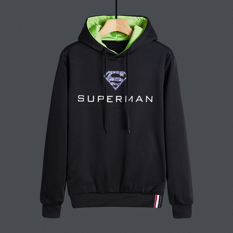 冬季男士卫衣加绒加厚打底衫保暖衣服长袖青少年上衣胖子连帽L207