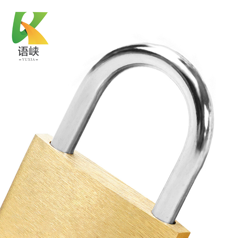语峡铜挂锁30mm单开把高清大图