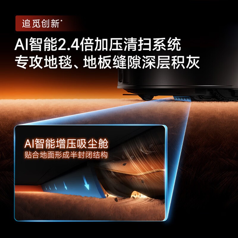 追觅 扫地机X50 Pro 增强版 上下水版高清大图