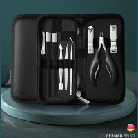 白色小号鹰嘴钳+剔甲器 【德国精工】甲沟护理10件套（持久锋利不留毛刺）