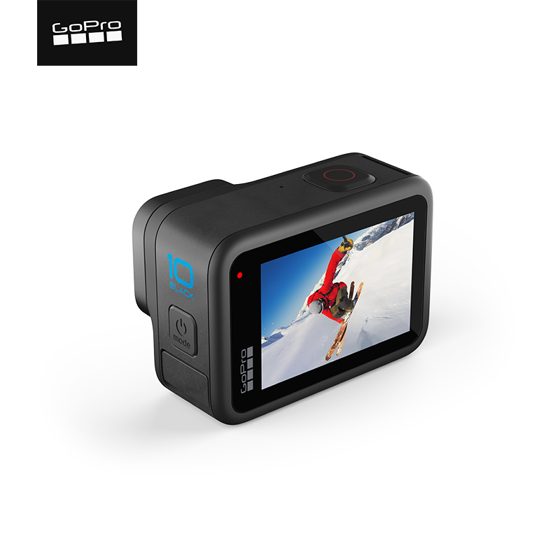 GoPro HERO10 Black 运动相机 户外摩托骑行 潜水防水防抖相机 Vlog数码运动摄像机 旅拍照相机