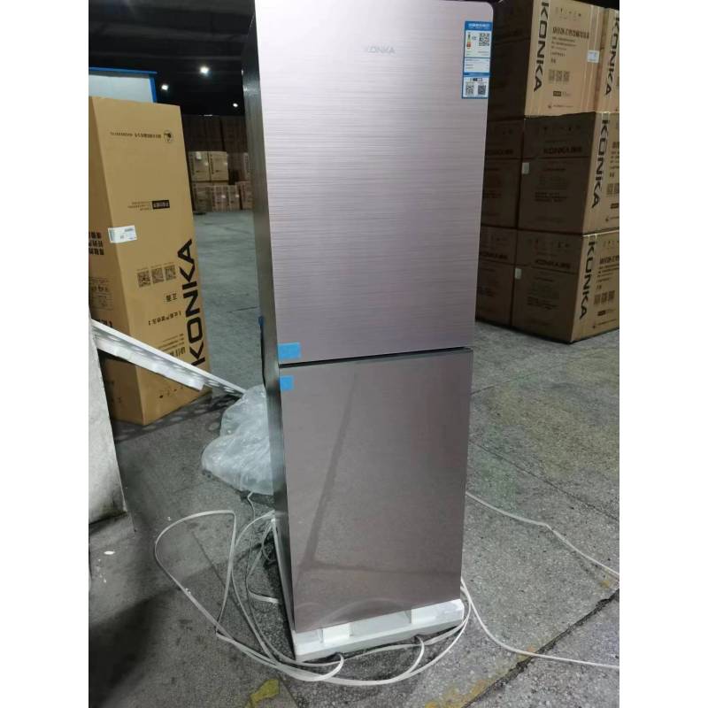 康佳 BCD-245W2J-A 三维循环风 急速冷冻 电脑智能温控 245升 汉玉紫玻璃面板 两门大冷冻冰箱
