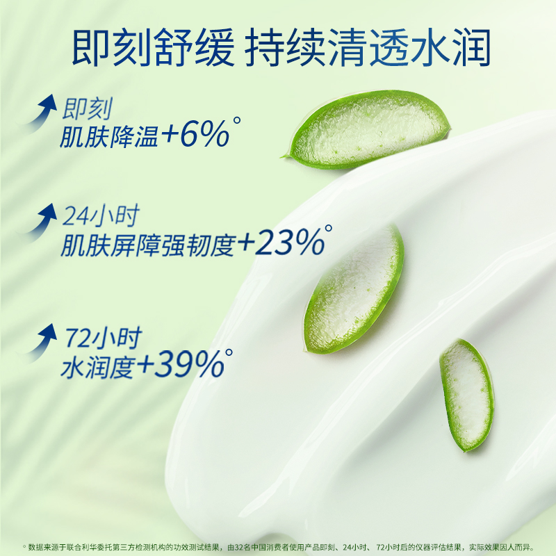 凡士林倍护芦荟清新身体凝露400ML高清大图