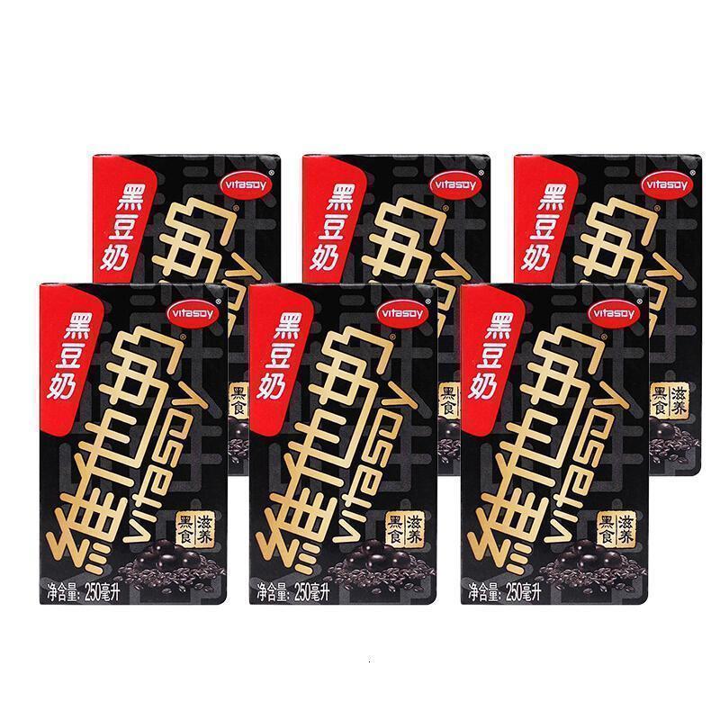 维他奶植物蛋白豆奶香草味250ml*6盒