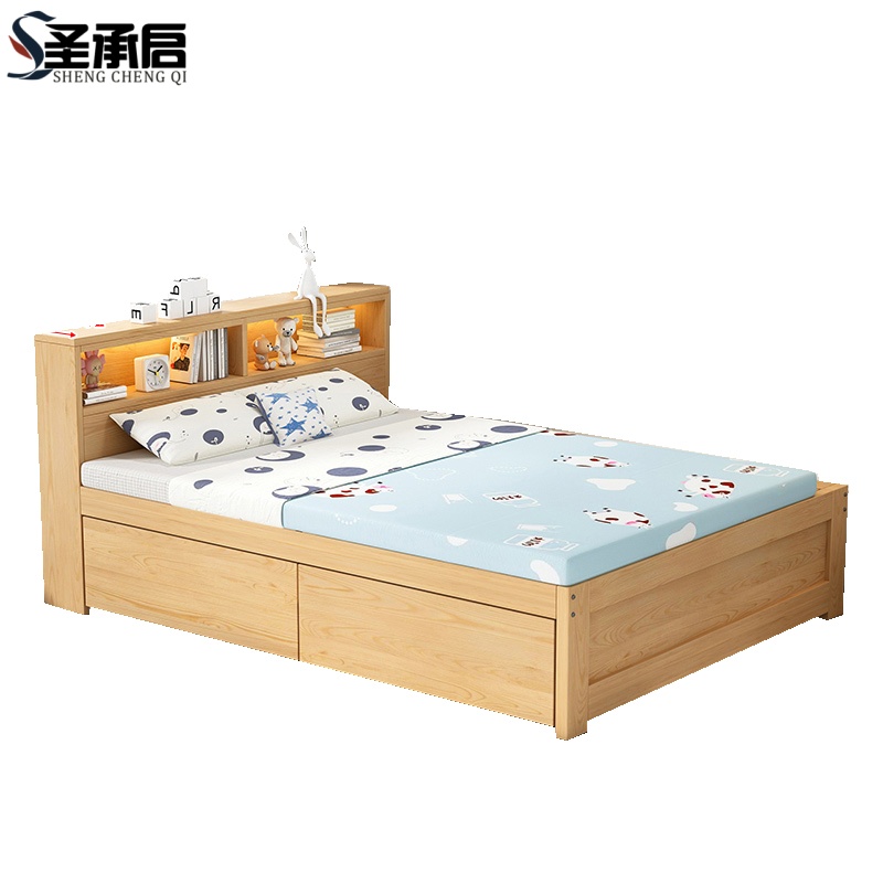 圣承启 单人床 1.35*2米张高清大图