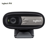 罗技(Logitech)C170 网络摄像头 黑色 多人通话 网络课程 远程教育