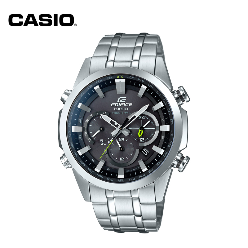 卡西欧(CASIO)手表 EDIFICE系列指针太阳能电波男表EQW-T630YD-1A