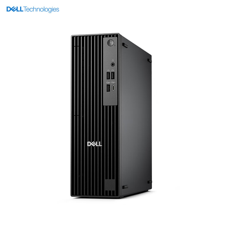 戴尔dell Pro Slim QCS1250 企业级高端商用办公绘图设计台式机电脑主机 定制Ultra7-265U 16G内存 1T机械+512G固态 集成显卡