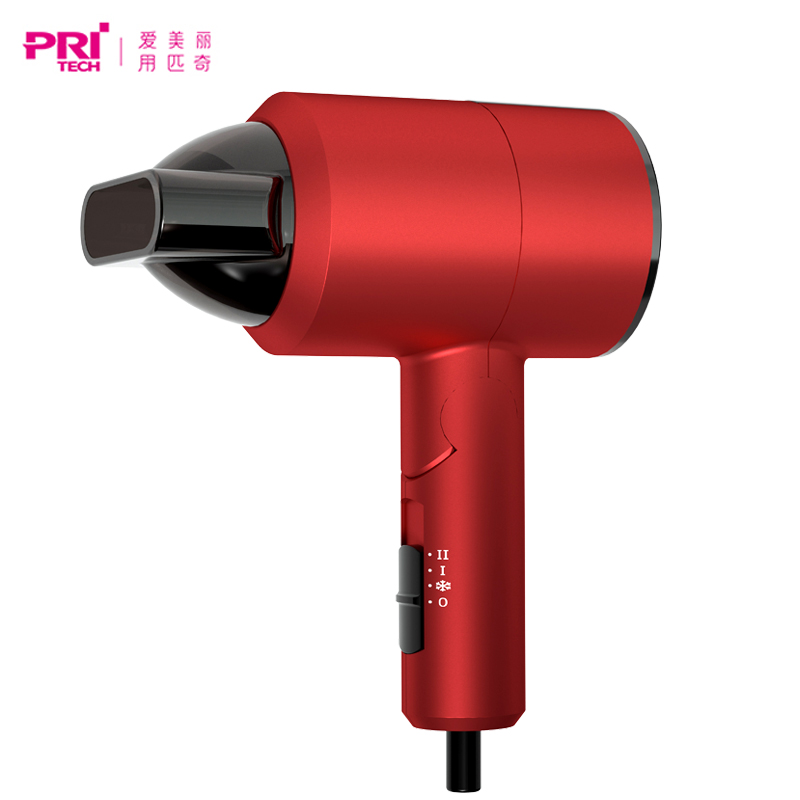 匹奇(Pritech) CF1 冷热风学生宿舍用小型风筒小功率便携式可折叠电吹风机红色