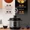 美的(Midea)电压力锅 一锅双胆 智能预约 5L高压锅 适用3-6人 5L高压锅