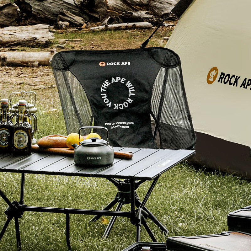 洛克猩球 户外露营便携轻量化徒步椅Furniture折叠桌椅RAC0007