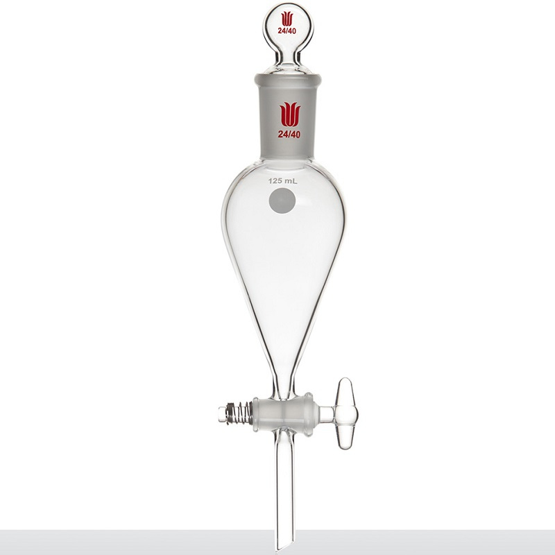 SYNTHWARE F784125分液漏斗玻璃节门,125ml,24/40玻璃塞子 个