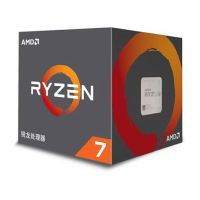 AMD 锐龙 7 2700 处理器 8核16线程 AM4 接口 3.2GHz 盒装