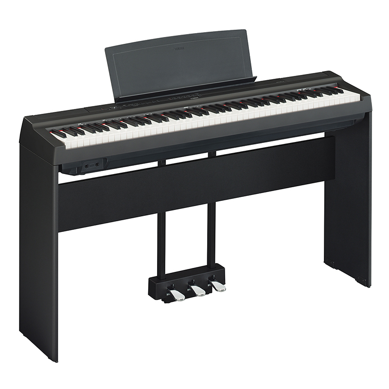 yamaha雅马哈电钢琴p125ab黑色88键重锤成人儿童专业考级数码钢琴主机