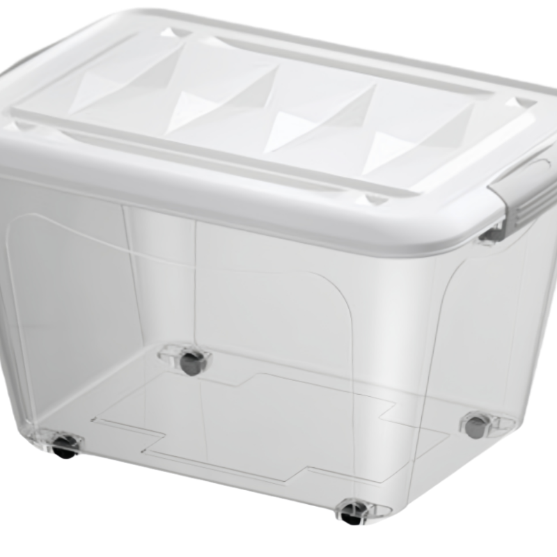 铭思沃透明收纳箱60*46*37cm个高清大图