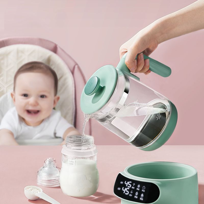 babycare 恒温热水壶调奶器婴儿冲奶粉保温恒温水壶温奶暖奶热奶器 辛德白
