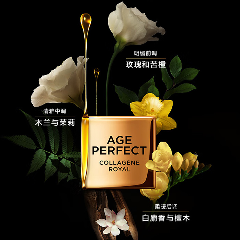 欧莱雅(L’OREAL) 金致臻颜花蜜胶原滋润霜 60ml高清大图