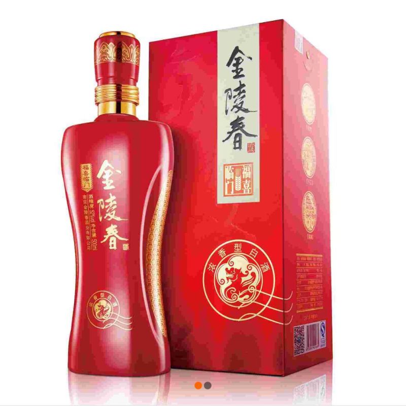 金陵名酒金陵春(福喜临门) 52度浓香型白酒500ml*1