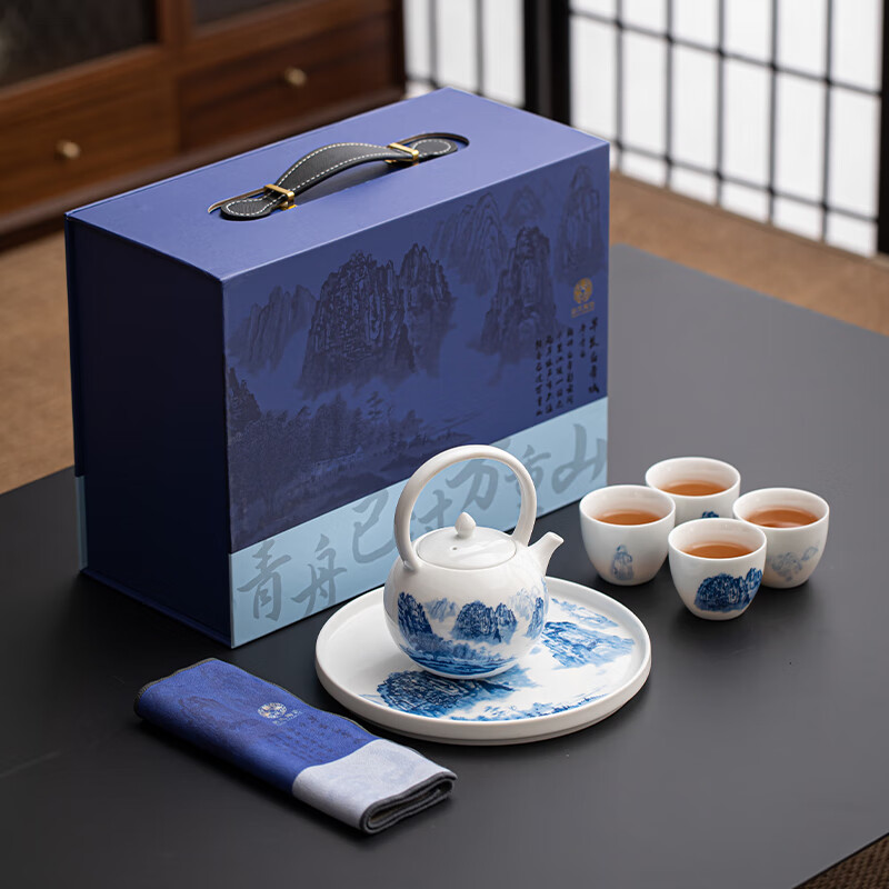 苏氏陶瓷/SUSHI CERAMICS J0975 中国白-仿古青花套装 (单位:套)高清大图