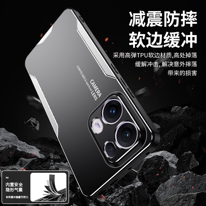 KONEL oppo reno13手机壳reno13pro刀锋手机壳轻奢磨砂镜头全包保护套防摔手机外壳