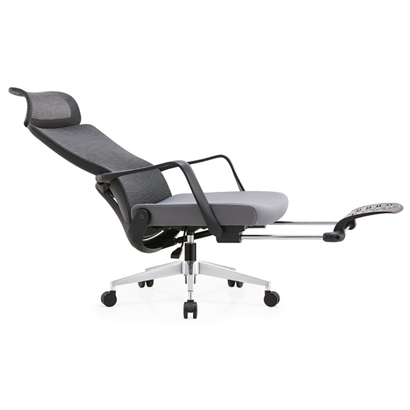 匡大 LM-270A1 午休办公椅人体工学电脑椅铝合金脚午休椅带脚踏LM-270A高清大图