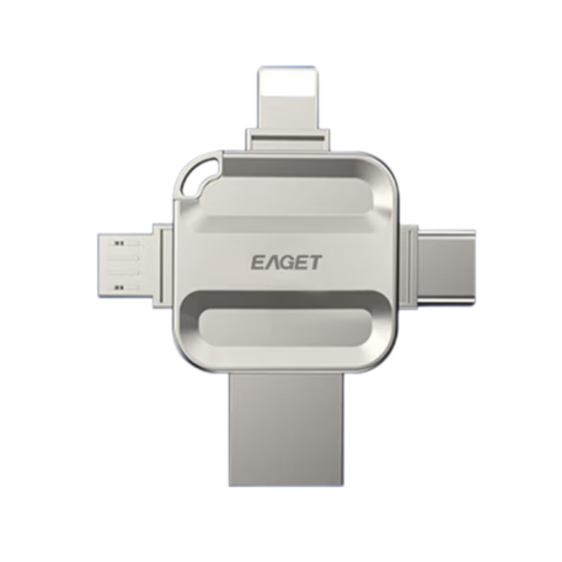 忆捷(EAGET)I71-128G USB3.0 Lightning Type-C MicroUSB口 苹果安卓华为手机