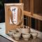 苏宁放心购粗陶功夫茶具套装一壶四杯家用中式陶瓷提梁茶壶茶杯整套泡茶器