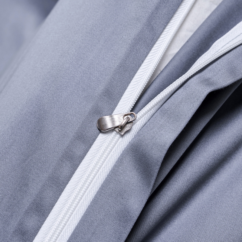 唐纳家纺 长绒棉四件套-绅士灰 200*230CM- TN-KT22030高清大图