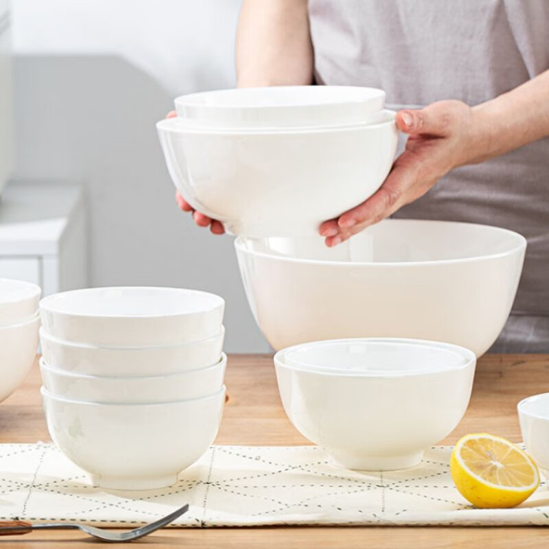铁斯特 骨瓷餐具 奥碗 饭碗 TST-G006(9寸)高清大图
