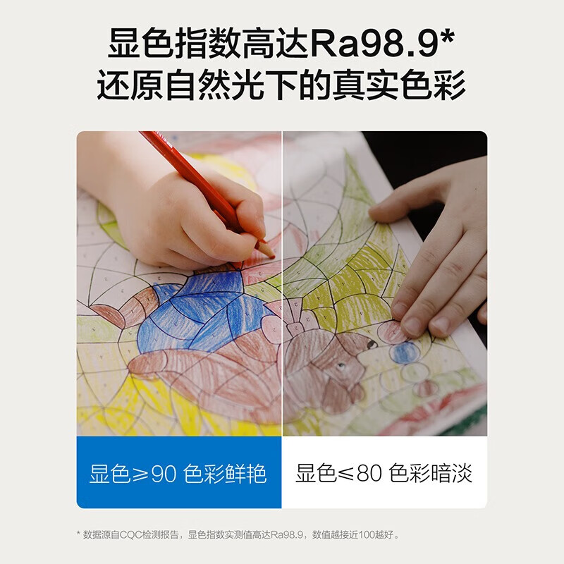 飞利浦 A3护眼台灯 儿童学习专用智能阅读灯 国AA级全光谱led灯高清大图