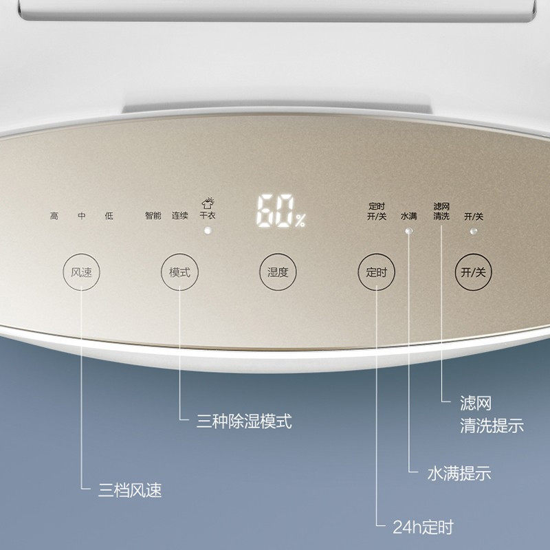 格力( GREE ) 除湿机 DH40EH急速除湿家用抽湿器除湿机41-60㎡微电脑式日除湿20/40升可选/ 20EH高清大图