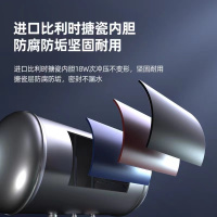 威博电热水器RZW60A8Z DH1家用壁挂速热储水式洗澡淋浴电热水器60升2000W速热加长防电墙多重安防