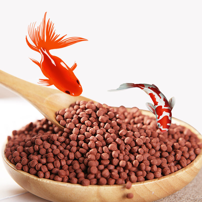 金鱼食颗粒通用饲料观赏鱼锦鲤鱼料热带鱼饲料孔雀鱼鱼料鱼食饲料