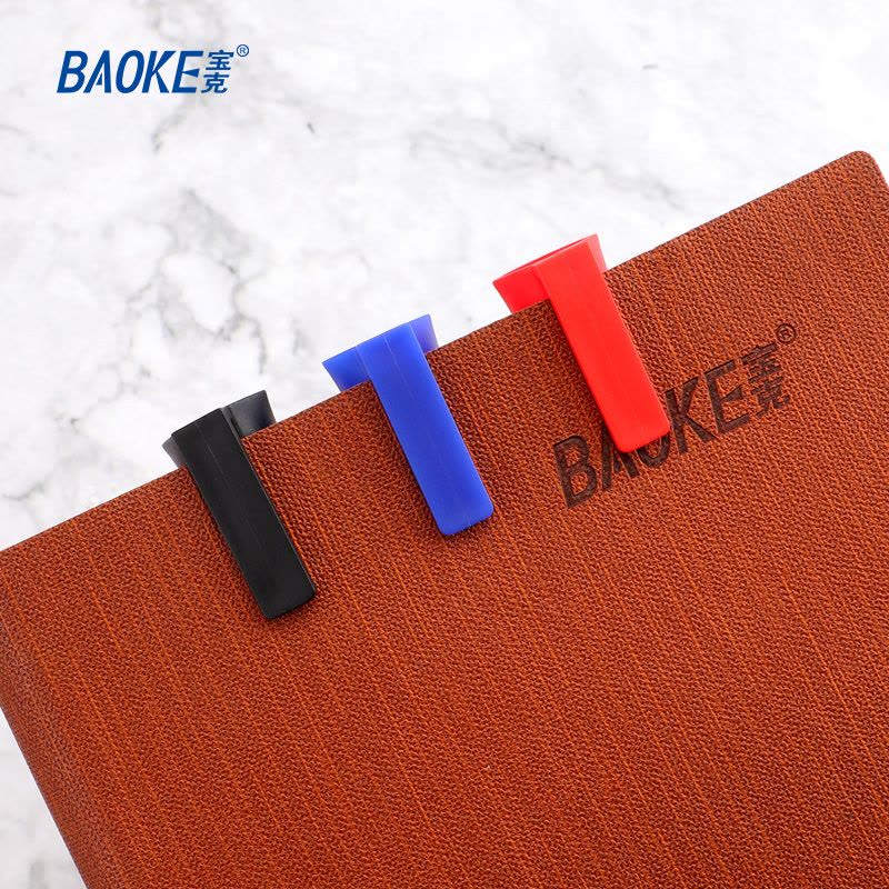 宝克(BAOKE)MP2927 1.5mm快递物流笔可加墨油性记号 10支/盒 1盒图片