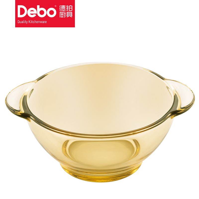 德铂餐具套装吉尔琥珀色系玻璃碗四件套DEP-830