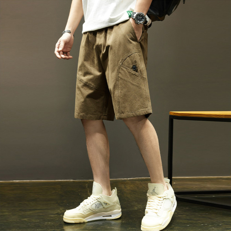 [2.5折价67元]唐狮短裤男夏季工装裤男男裤夏季薄款裤子男休闲裤五分裤夏季裤子